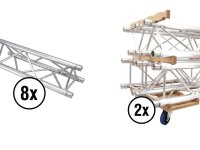 ALUTRUSS Set TRILOCK E-GL33 2000 + Truss transport board