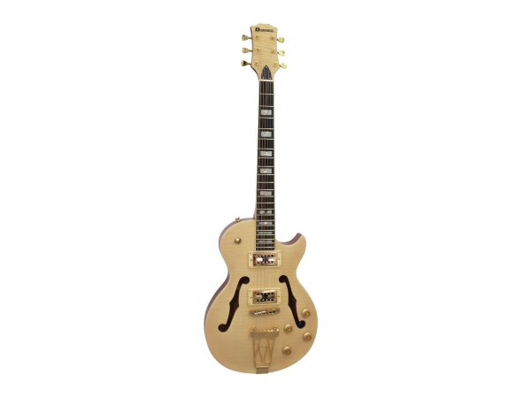 DIMAVERY LP-600 E-Guitar, nature maple