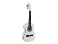 DIMAVERY AC-303 Classical Guitar 1/2, white