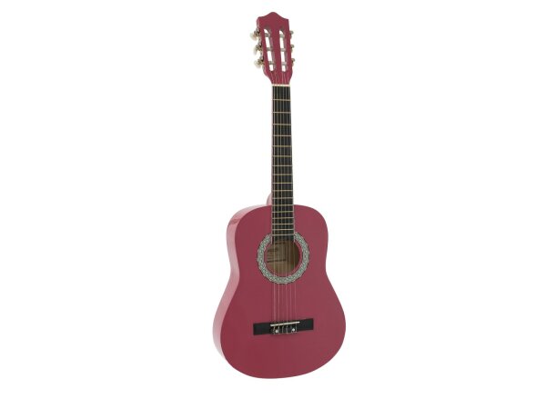 DIMAVERY AC-303 Classical Guitar 1/2, pink