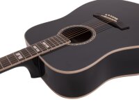 DIMAVERY STW-40 Western guitar, black