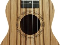 DIMAVERY UK-400 Ukulele soprano "Zebrawood"