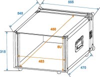 ROADINGER Rack PRO 6U 45cm