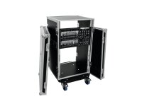 ROADINGER Rack PRO 18HE 45cm mit Rollen