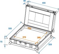 ROADINGER Laptop Case LC-15 maximum 370x255x30mm