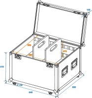 ROADINGER Universal Tour Case 60cm with wheels