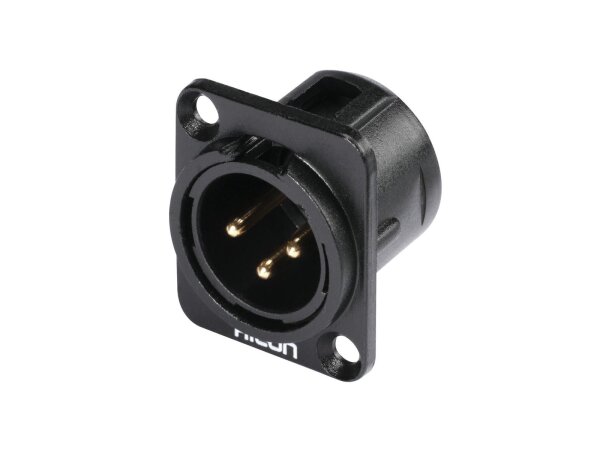 HICON XLR mounting plug 3pin HI-X3DM-G