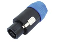 Neutrik speakON 8P Plug - male Black/blue housing