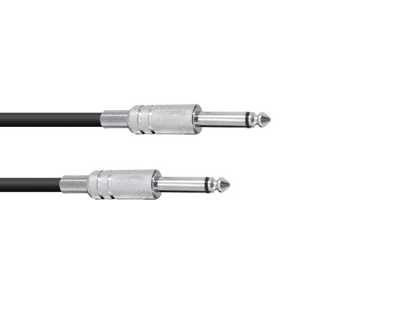 OMNITRONIC Jack Cable 6.3 mono 6m bk