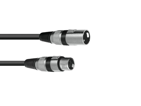 OMNITRONIC XLR cable 3pin 30m bk