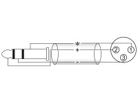 OMNITRONIC Adapterkabel XLR(F)/Klinke stereo 2m sw