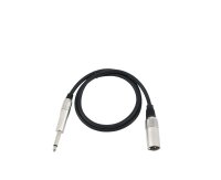 OMNITRONIC Adapter Cable XLR(M)/Jack mono 0.9m bk