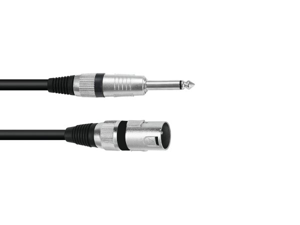 OMNITRONIC Adapter Cable XLR(M)/Jack mono 5m bk