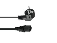 OMNITRONIC IEC Power Cable 3x0.75 0.6m bk