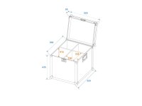ROADINGER Flightcase EP-64 4x PAR-64 Spot long