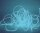 EUROLITE EL Wire 2mm, 2m, light blue