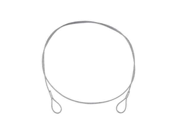 EUROLITE Steel Rope (SC) 900x3mm silver without quick link