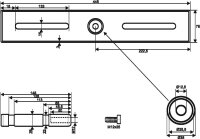 EUROLITE TAH-52 Truss Adapter w/ TV spigot