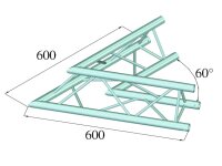 ALUTRUSS DECOLOCK DQ3-PAC20 2-Way Corner 60°