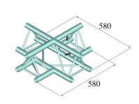 ALUTRUSS DECOLOCK DQ3-PAC41 4-Way Cross Piece