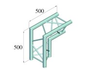 ALUTRUSS TRILOCK E-GL33 C-25 2-Way Corner 90° \/