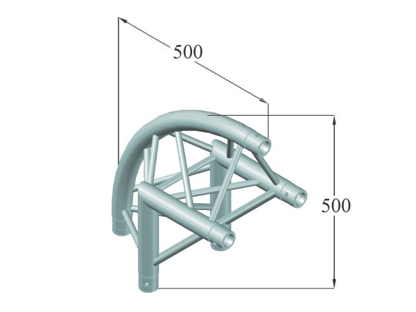 ALUTRUSS TRILOCK 6082AC-24R 2-Weg-Ecke 90° /\