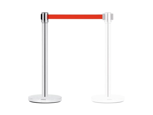 GUIL PST-11 Barrier System with Retractable Belt (red)