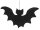 EUROPALMS Silhouette Fledermaus, 32x60cm