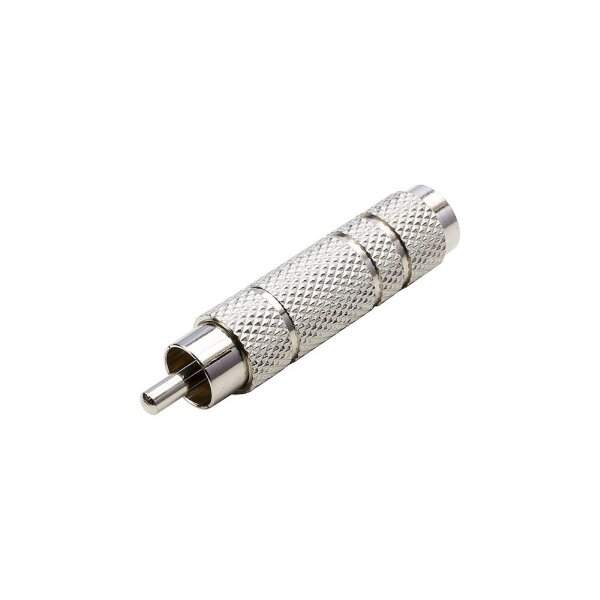 Adam Hall Connectors 7541 - Adapter 6,3 mm mono Klinke female auf mono Cinch male