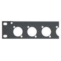 Sommer cable Rack panel, universal D series, 1 HE, 1 HE,...