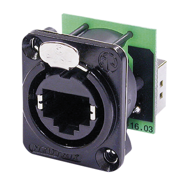 Neutrik etherCON D-size Black housing