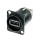 Neutrik USB D-size Black housing