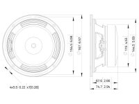 LAVOCE WSF061.52 Ferrit Woofer, 6.5 Zoll