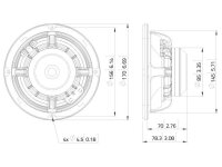 LAVOCE MAN061.80 Neodym-Mid-Woofer, 6,5 Zoll