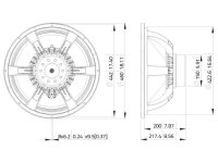 LAVOCE SAN184.02 18 Zoll Subwoofer