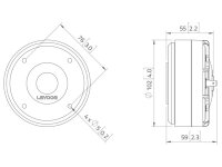 LAVOCE DF10.17 1" Compression Driver Ferrite Magnet