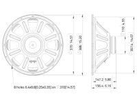 LAVOCE LBASS15-15 Bassgitarrenlautsprecher