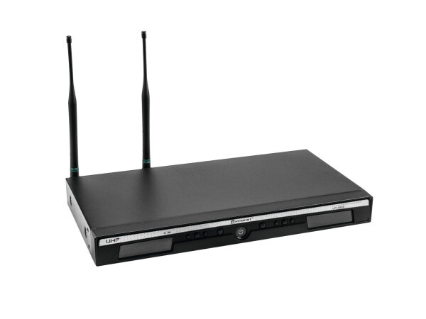 RELACART UR-222D 2-channel UHF Receiver 823-832 + 863-865 MHz