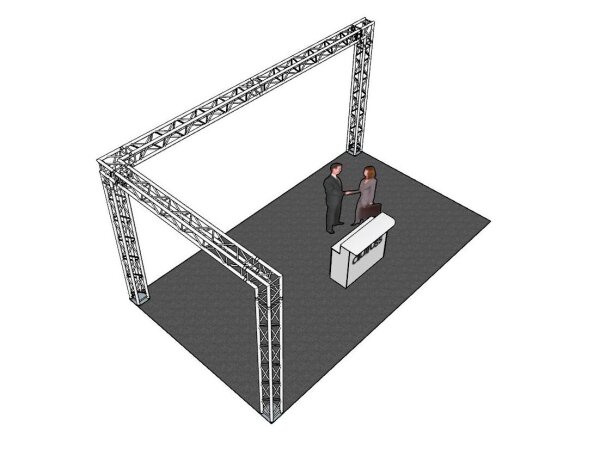 ALUTRUSS QUADLOCK Traversenset, L-Form, 7x4x3,5m