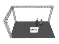 ALUTRUSS QUADLOCK Traversenset, L-Form, 7x4x3,5m