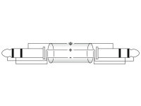 OMNITRONIC Klinkenkabel 6,3 stereo 3m sw ROAD