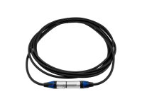 PSSO XLR Cable COL 3-pin 5m bk Neutrik