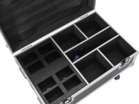 ROADINGER Flightcase 4x AKKU IP UP-4 Plus HCL Spot WDMX with charging function