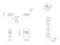 EUROLITE LED Strip Einspeiser 5Pin 12mm