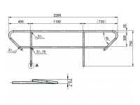 ALUTRUSS BE-1T handrail for BE-1T