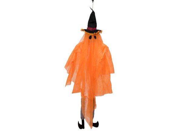 EUROPALMS Halloween Figure Ghost with Witch Hat, 150cm