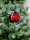 EUROPALMS LED Snowball 15cm, rot