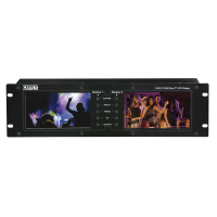 DMT DLD-72 MKII Zwei 7"-Displays mit HDMI-Link - Rackeinbau