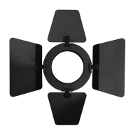 Showtec Barndoor for Parcan 20 Black four-leaves...