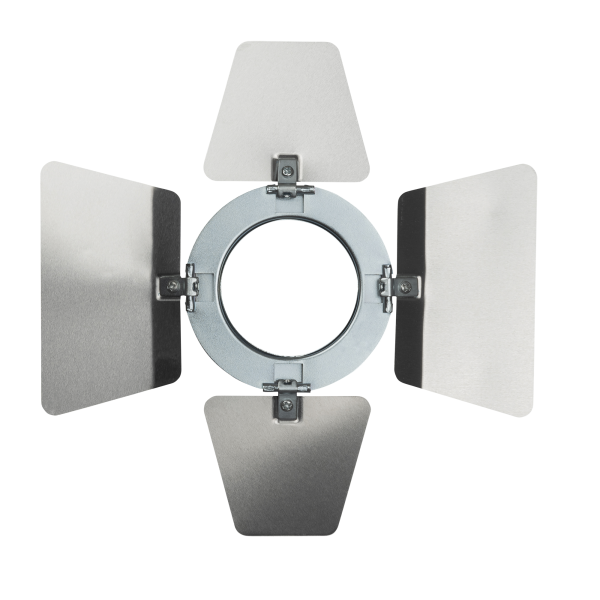Showtec Barndoor for Parcan 20 Schwarzes vierflügeliges Aluminium-Flügeltor